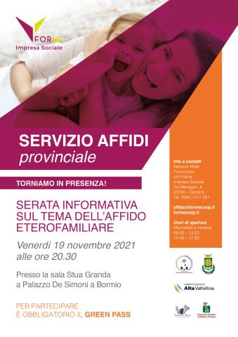 Serata informativa Affido Familiare
