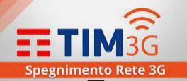 spegnimento 3g tim